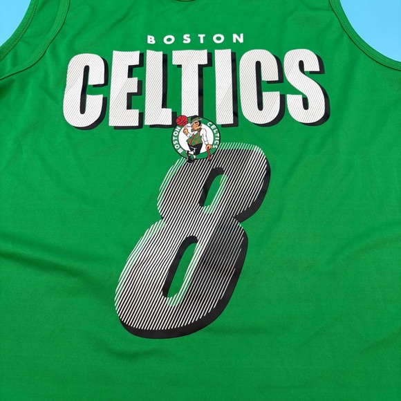 NBA Boston Celtics Green Tank Top Screen Print “WALKER” “8” Size XL - Picture 2 of 6